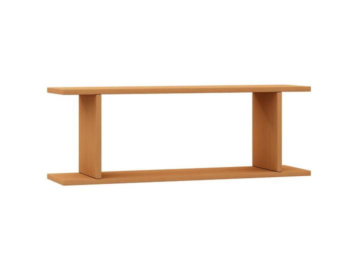 Mid.you Wandregal, Buchefarben, Holzwerkstoff, 80x28x19.7 cm, Wohnzimmer, Regal, Wandregal
