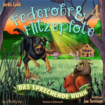 Federohr und Flitzepfote 4 – Das sprechende Huhn - Jordis Lank, Audio, 9783988187932