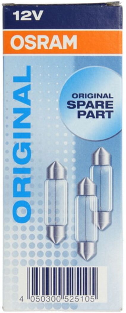 Ams-Osram Glühlampe Sekundär OSRAM C5W Standard 12V, 5W, 10 Stück