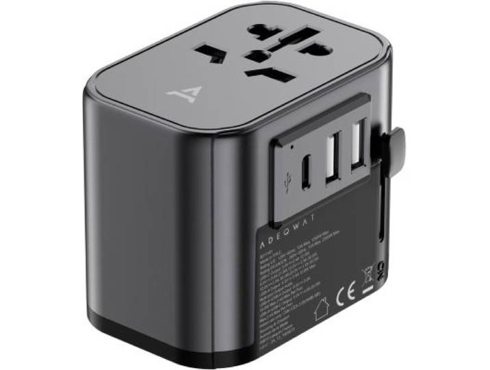Adeqwat - Adaptateur De Voyage Universel Eu Uk Us Aus Asia 30w