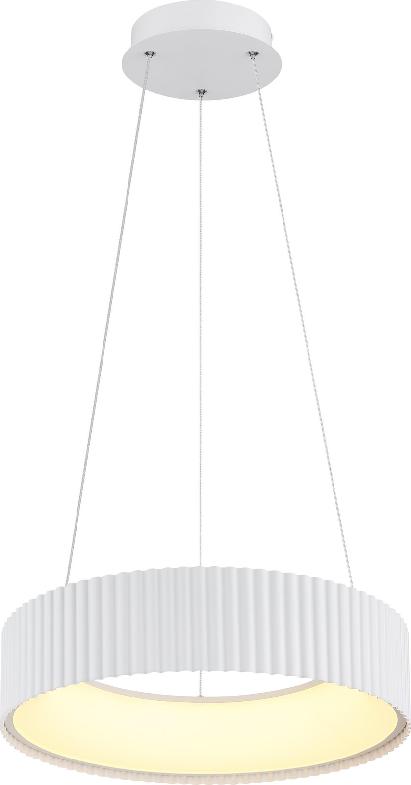 Globo Design Hanglamp Wit - LED - Warm Wit - Ø 46 cm