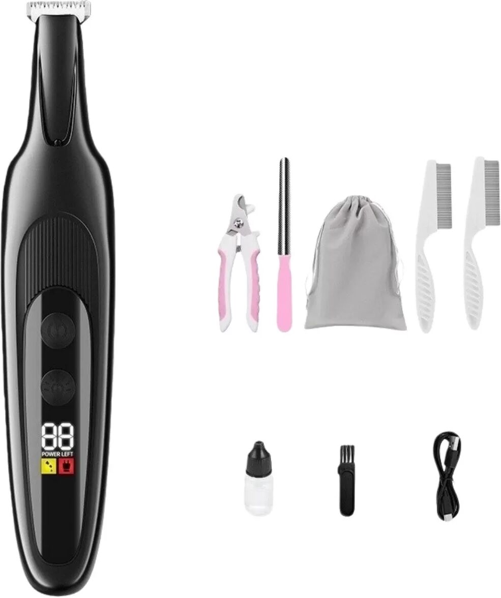 INF Tondeuse Rechargeable pour Animaux - Silencieuse, Étanche, Multifonctionnelle
