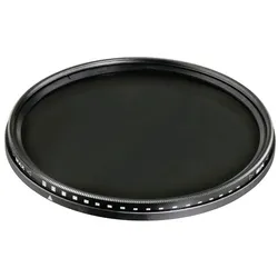 Hama Grau-Filter Vario ND2-400 (77 mm, ND- / Graufilter), Objektivfilter, Grau