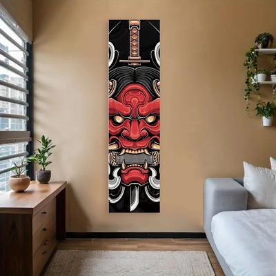 Uplift Picks Japanese Wave Tapestry Red Sun Wall Hanging Aesthetic Japanese Wall Decor 06 40x150 Cm