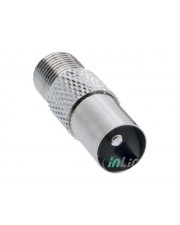 InLine Antennenadapter F-Stecker W bis IEC-Anschluss M Koax (69915D)