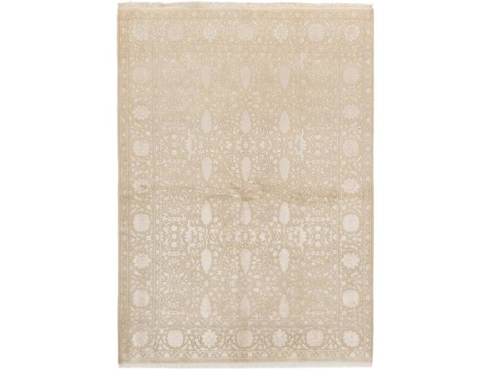 Indo Täbriz Teppich 173x238 Handgeknüpft Orientteppich
