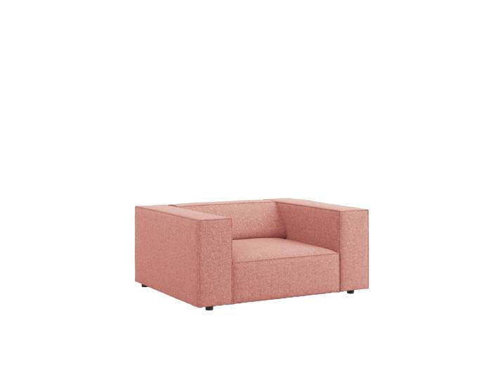 Design Sessel „Arendal“ Chenille Rosa chosen by Bloomingloft