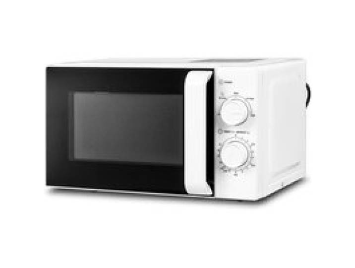 SMETA Micro-ondes 20L 700W 5 Niveaux Minuterie 35 Minutes Décongélation Temps/Poids Blanc