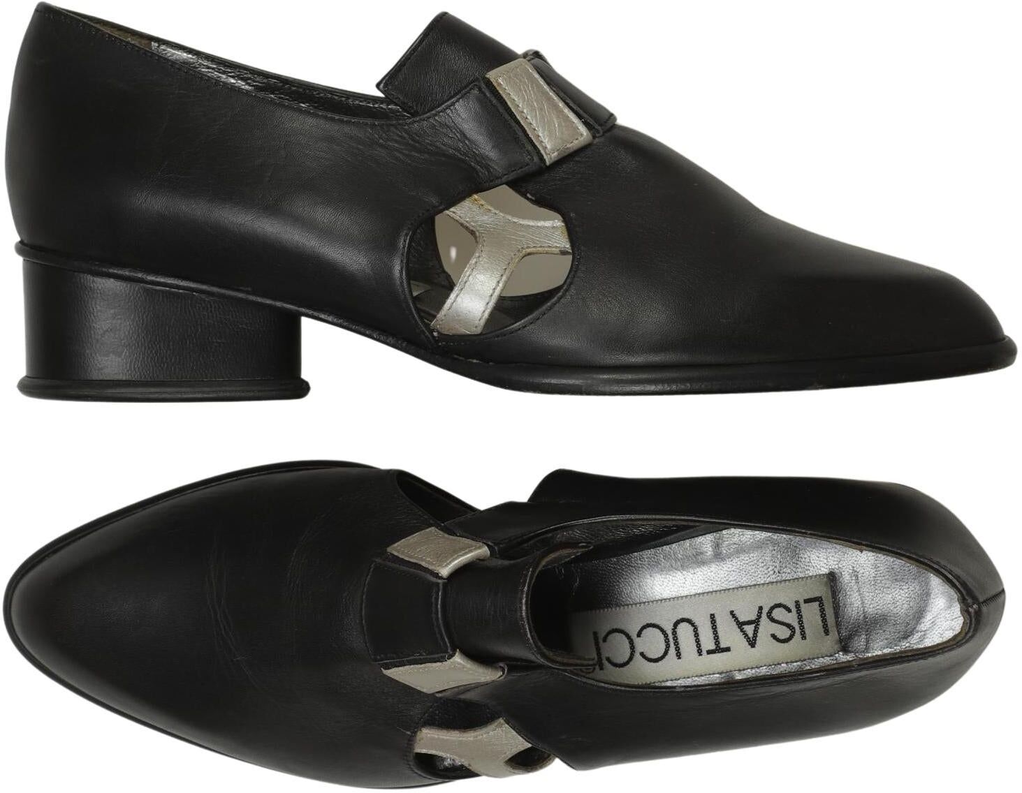 Lisa Tucci Damen Pumps, Schwarz, Gr. EU 35.5, kein / Etikett - Second Hand