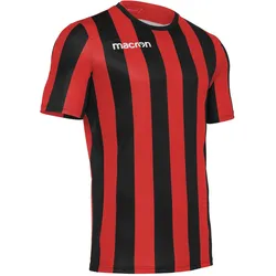 Macron, Herren, Sportshirt, trevor (S), Schwarz, Rot