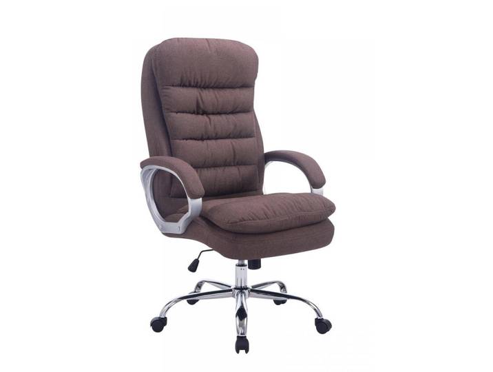 CLP Chefsessel Stoff braun, Braun, Metall, 68x116x77 cm, Büromöbel, Bürostühle, Chefsessel