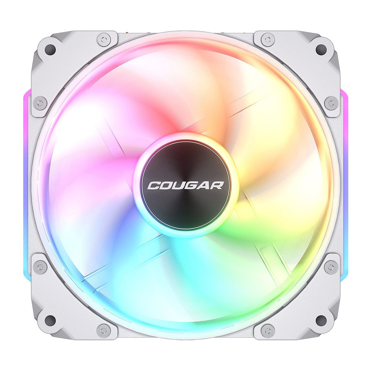120x120x28mm Cougar Apolar 120 ARGB, Weiß, 3er-Pack