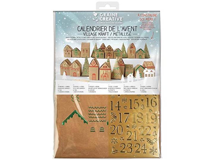 Graine Creative GC Adventhuisjes Vouwen Set