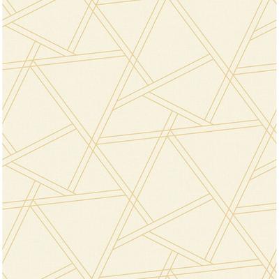 Seabrook Designs Melesina Railroad Geometric Unpasted Wallpaper