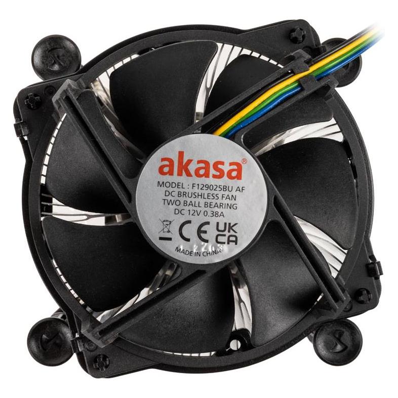 Akasa Copper Core Cooler for Intel LGA1700 up to 125W TDP. pushpin (63.20 mm) (AK-CC6606BP01)