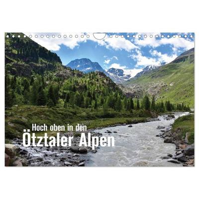 Hoch oben in den Ötztaler Alpen (Wandkalender 2027 DIN A4 quer), CALVENDO Monatskalender