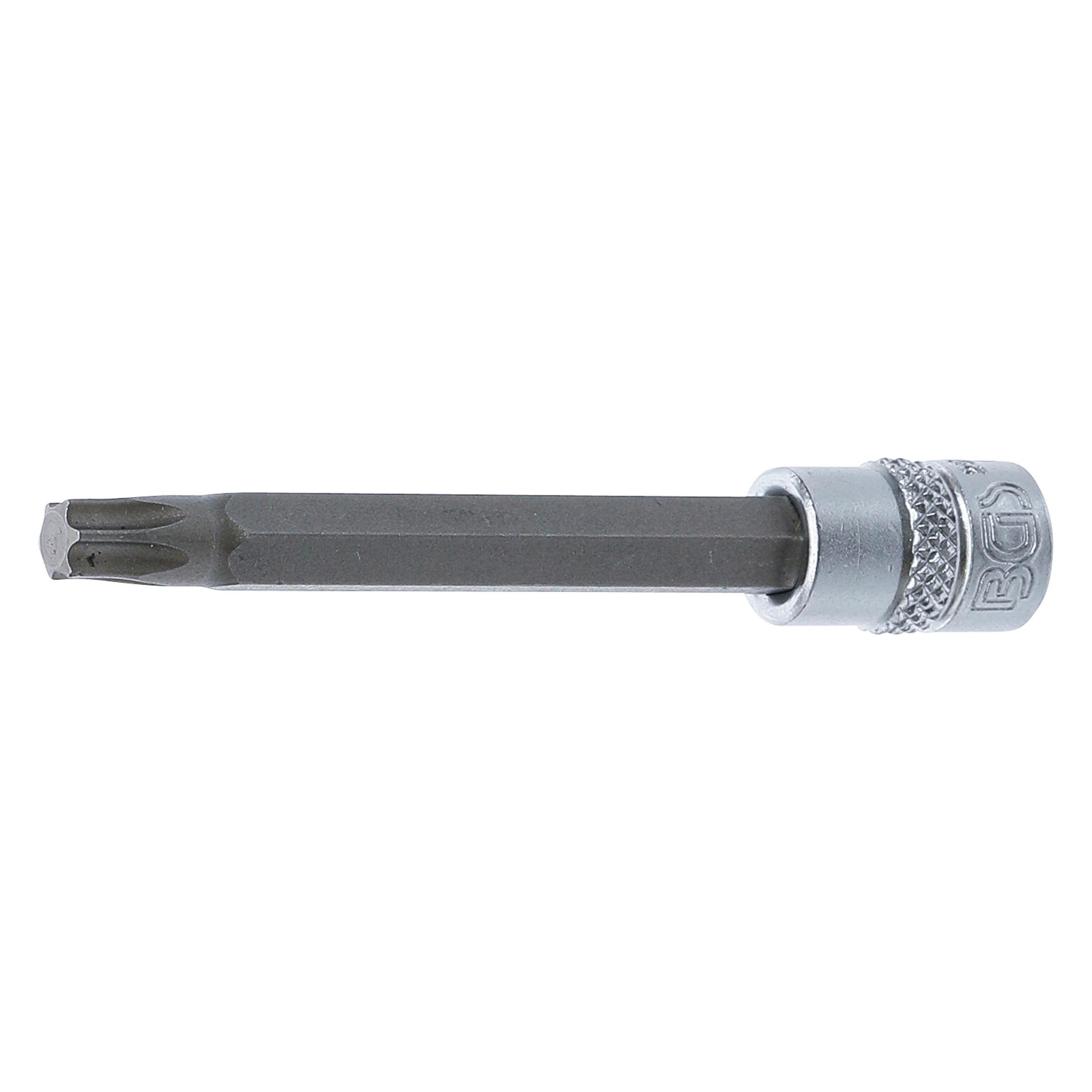 BGS Bit-Einsatz Länge 75 mm Antrieb Innenvierkant 6,3 mm (1/4") T-Profil (für Torx) T35 (2565-75)