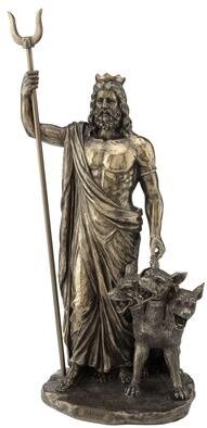 Veronese Design 12.8 in H Hades - Greek God of the Underworld Poly Resin