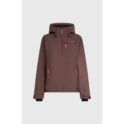 Skijacke O'NEILL "FWC'Cruz SNOW JACKET", Damen, Gr. XL, lila gray, Obermaterial: 100% Polyester, Jacken Skijacke, mit V-Design-Technologie, wasserdicht, winddicht, atmungsaktiv