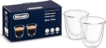 De'Longhi Espressoglas-Set 2x 90 ml, 2 Stück