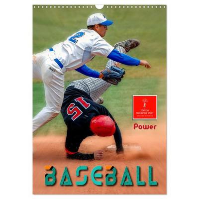 Baseball Power (Wandkalender 2026 DIN A3 hoch), CALVENDO Monatskalender