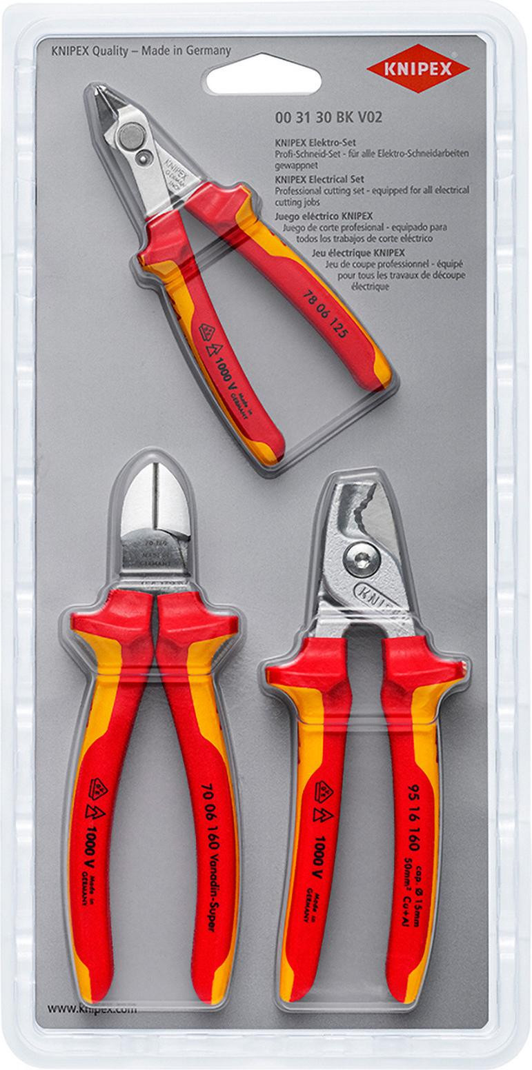 Knipex 00 31 30 BK V02 tangenset