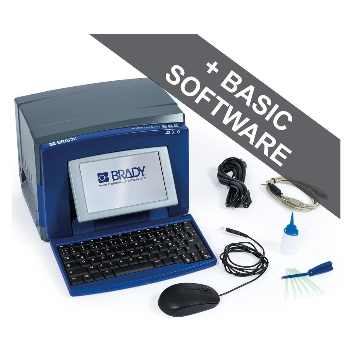 Brady S3100 QWERTZ Printer Schilder- u. Etikettendrucker Thermotransferdruck - Drucker (300 dpi) (149118)