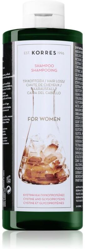 Korres Cystine & Glycoprotein shampoing fortifiant anti-chute de cheveux 400 ml