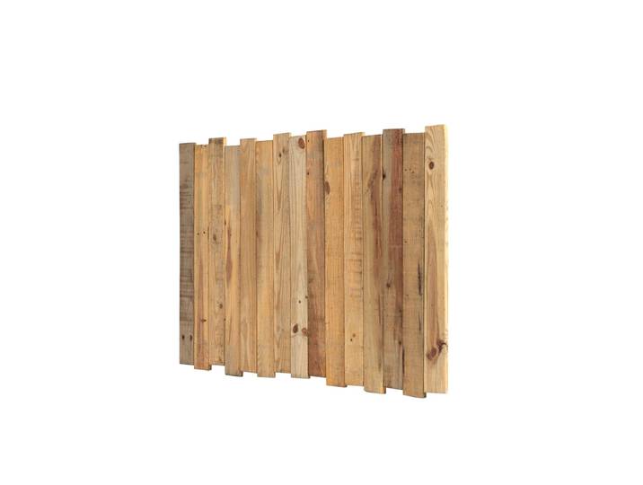 Tête de lit bois marron 140 cm