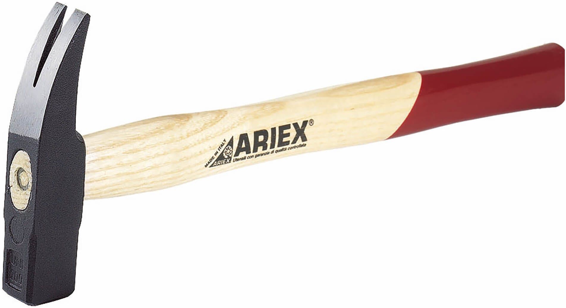 Ariex MARTELLO FALEGNAME  300 g MANICO IN LEGNO CON LEVACHIODI