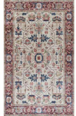 Momeni Karachi Polyester Non-Skid Traditional Area Rug