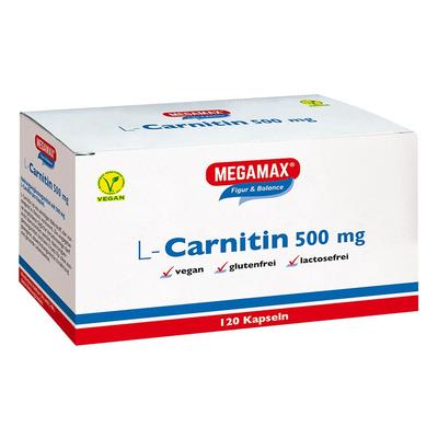 L-Carnitin 500 mg Megamax Kapseln 120 St
