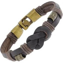 trendor 75806 Herren Leder-Armband Braun
