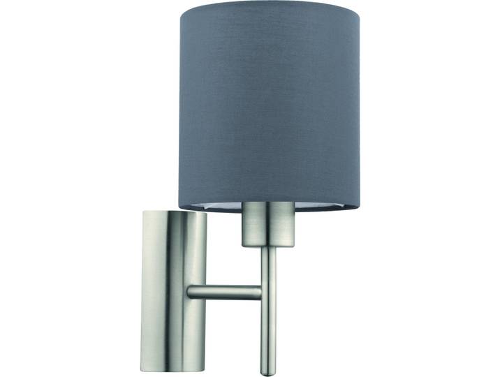 EGLO Pasteri - Wandlamp - 1 Lichts - Nikkel-Mat - Taupe