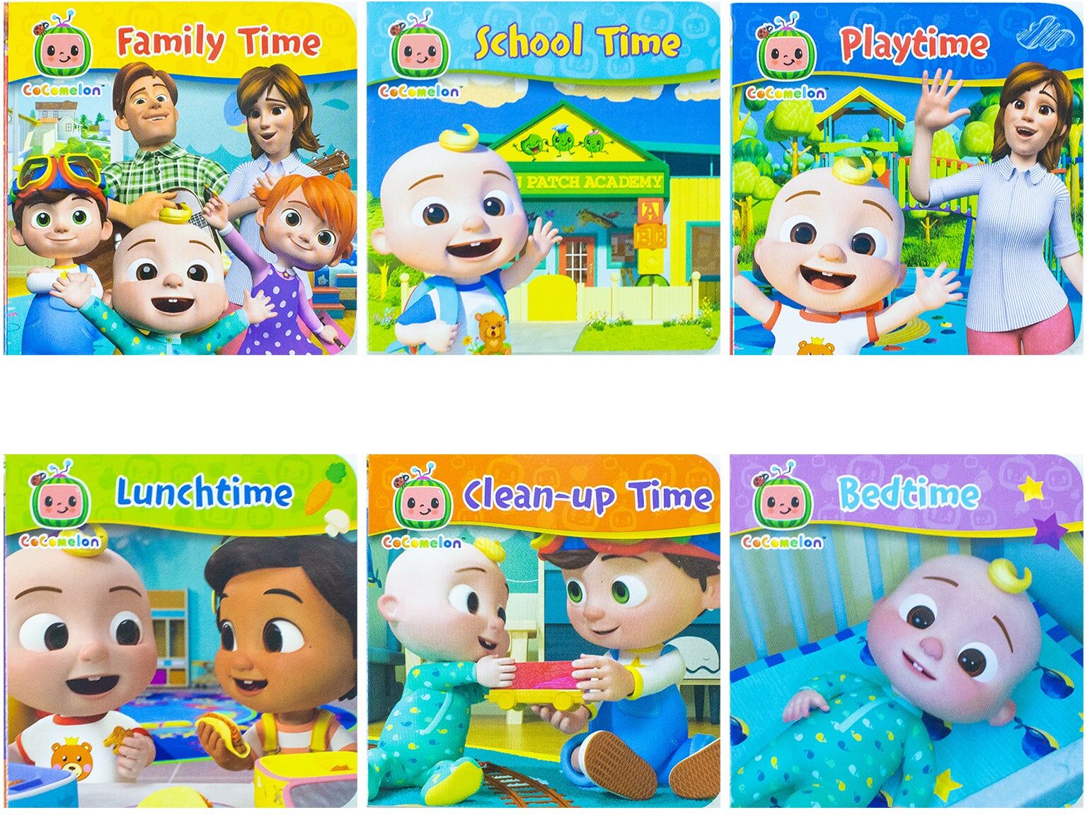 Farshore CoComelon Pocket Library: 6 little illustrated board books about JJ, his family and friends - perfect for pre-schoolers!