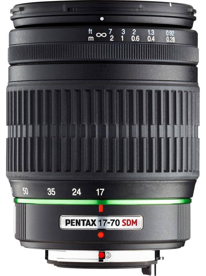Pentax 17 - 70 mm / F 4,0 SMC DA AL IF SDM Standardzoom fÃ1/4r Pentax K Spiegelreflexkameras, F4 (W) - F4 (T), Ultraschallmotor, Autofokus, 67 mm Filterdurchmesser