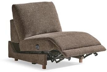 Tristan Power Sectional Seating - Build Your Own, Armless Power Chair, Power Reclining Armless Chair/Everett Mushroom - Grandin Road