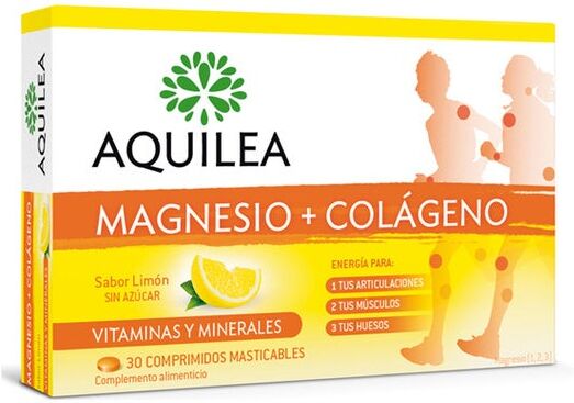 AQUILEA Magnesio Y Colágeno Sabor Limón Masticables