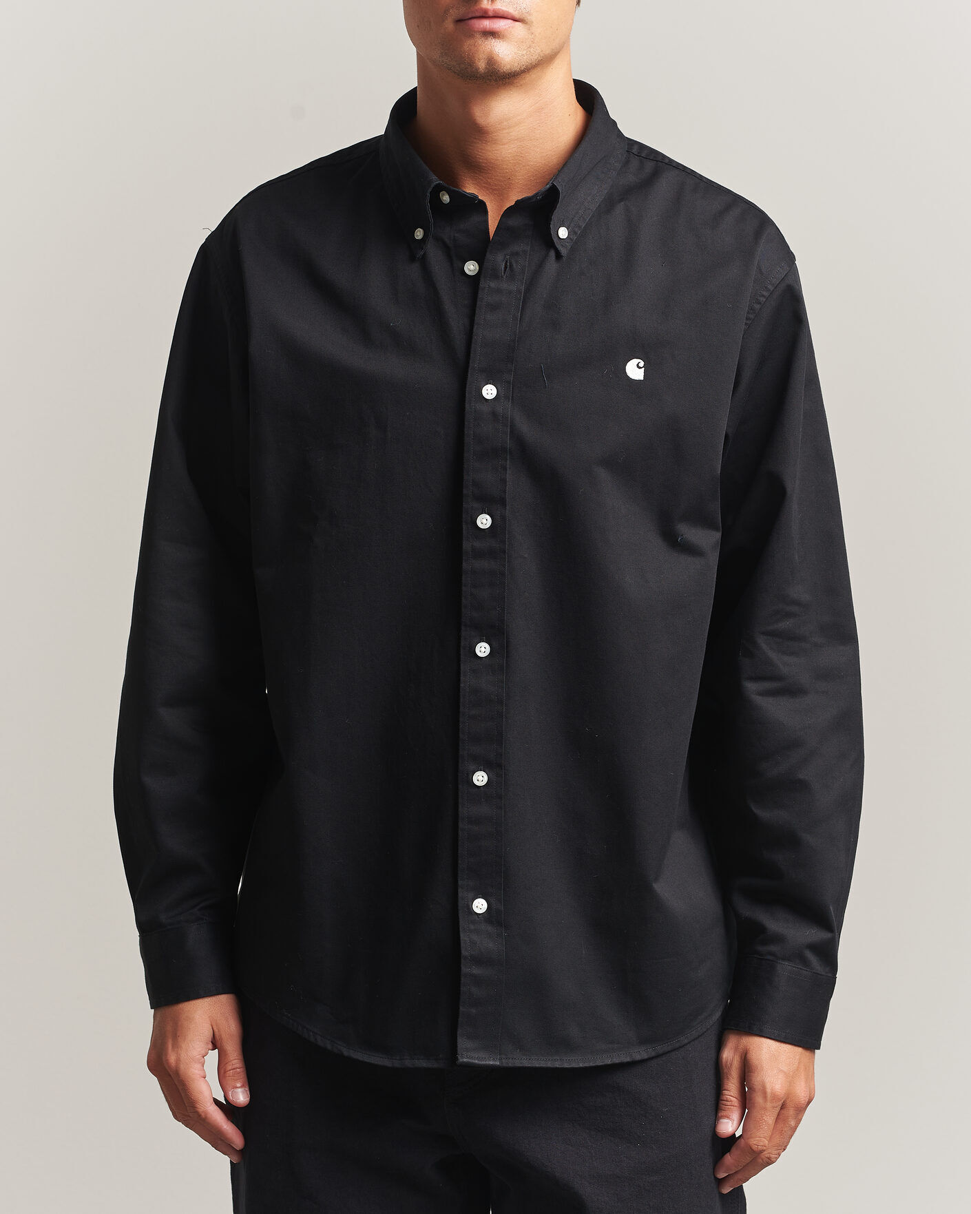 Carhartt WIP OG Madison Shirt Black men M Sort