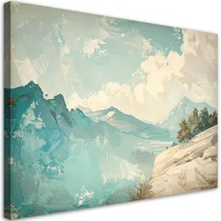 LEINWANDBILD Abstraktion 90x60cm