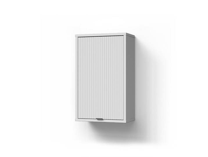 BADSCHRANK ATERNO Weiß 40 x 65 cm mit 2 Regalböden