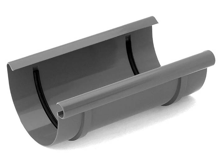 Proself PVC-Rinnenverbindung Anthrazit RG 100