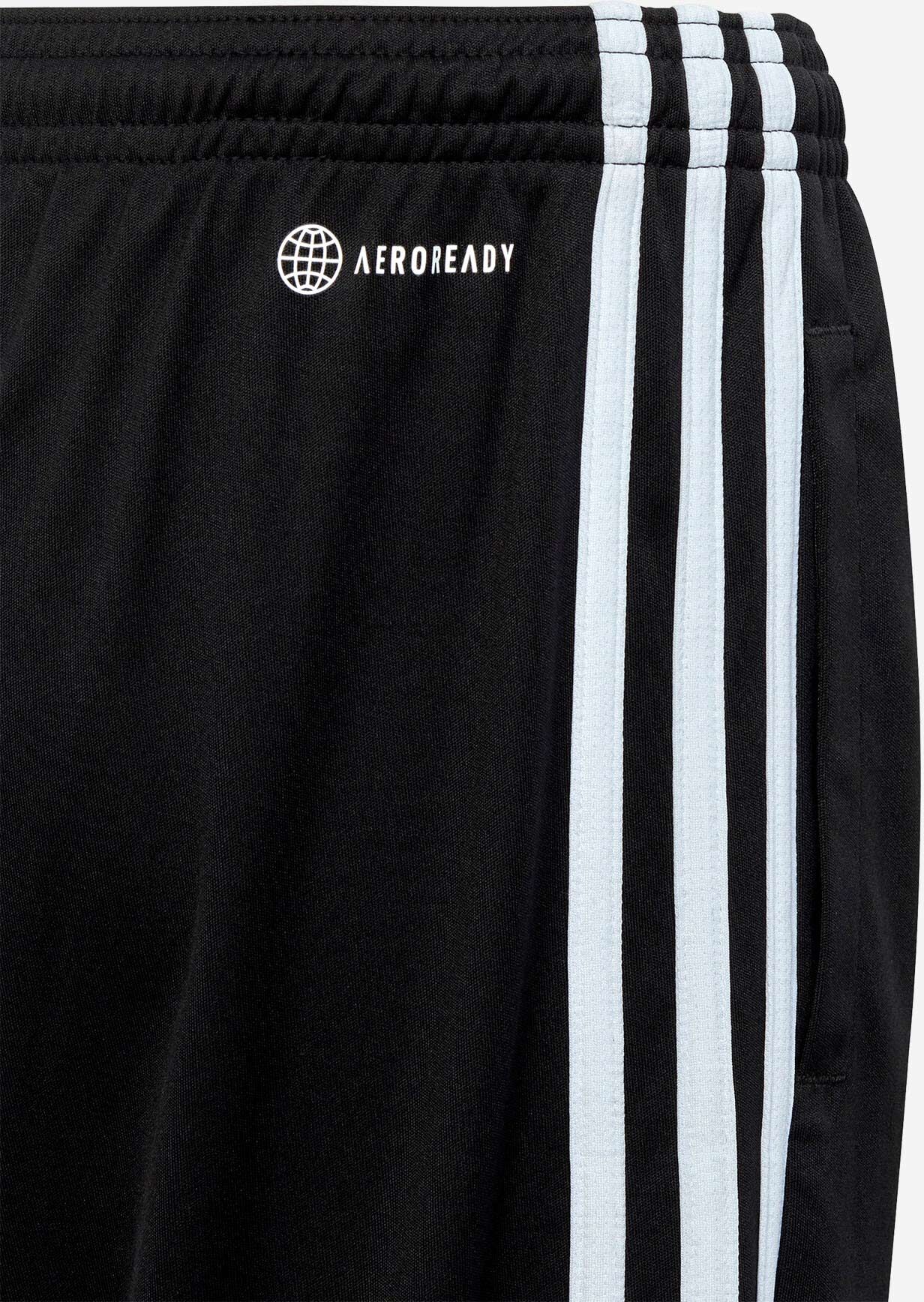 Adidas Boy 3stripes Jr - Pantaloncini - Nero 7-8ANNI
