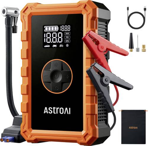 Astro AI S8 AIR Akku-Kompressor 4-in-1 10.34 bar