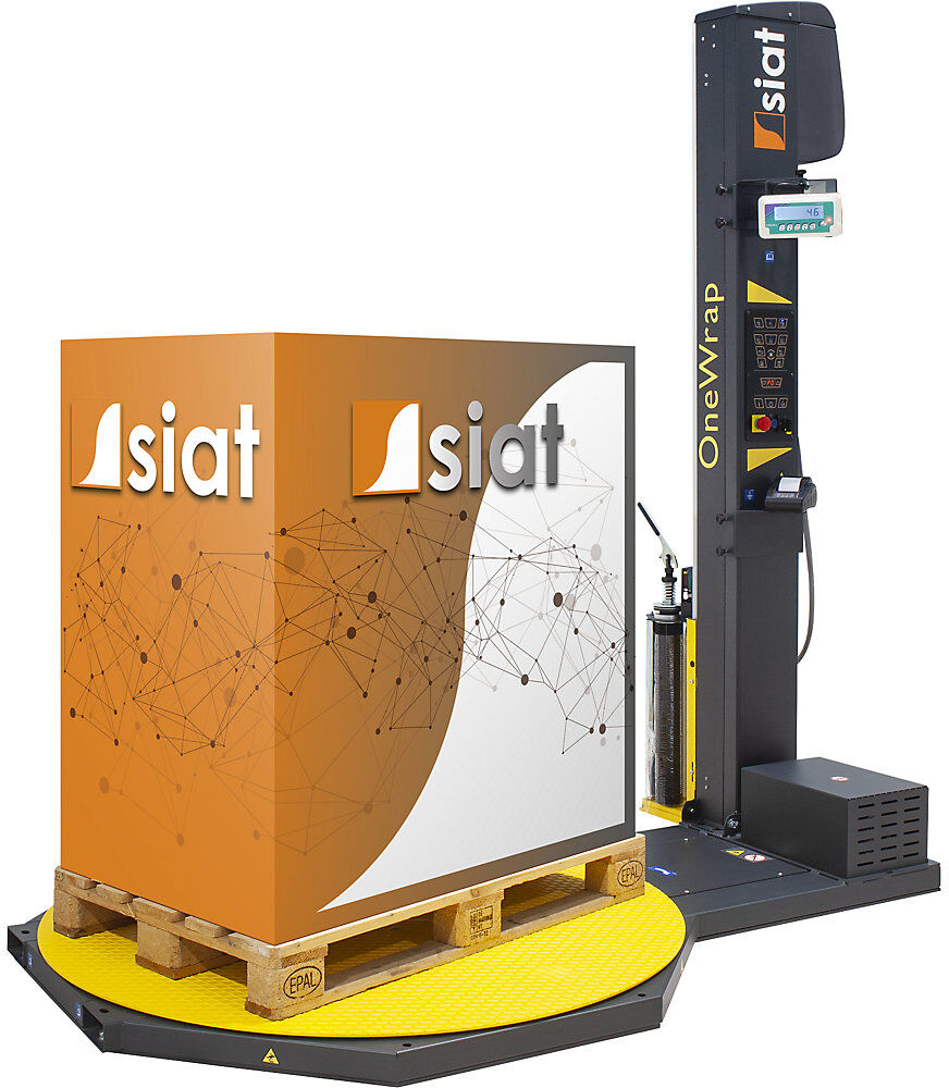 kaiserkraft W8Wrap, Wägesystem für Palettenwickler Onewrap, mit Drehteller, Ø 1650 mm