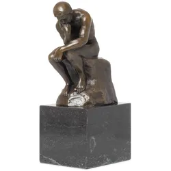 Moritz Bronzefigur Der Denker Höhe 20 cm 2,1 kg Skulptur Statue Antik