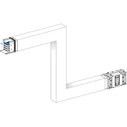 Schneider Electric KSA1000DZE43A KSA Z-Element, 1000A, hochkant, aufwärts-abwärts, Wahllänge