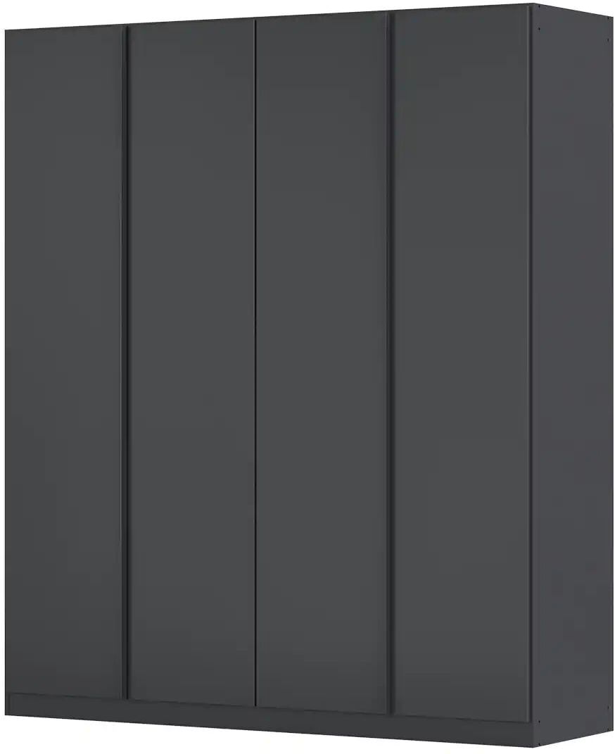 Höffner Drehtürenschrank  Monostar ¦ grau ¦ Maße (cm): B: 181 H: 210 T: 54.0
