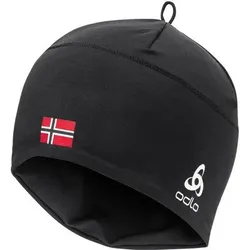 ODLO Herren Hat POLYKNIT FAN WARM ECO, Größe ONE SIZE in Schwarz Schwarz
