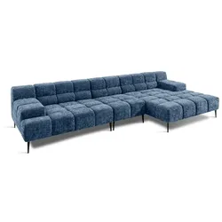 designwerk Ecksofa Liam Stoff Blu